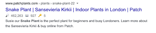 Product Page Title Tags
