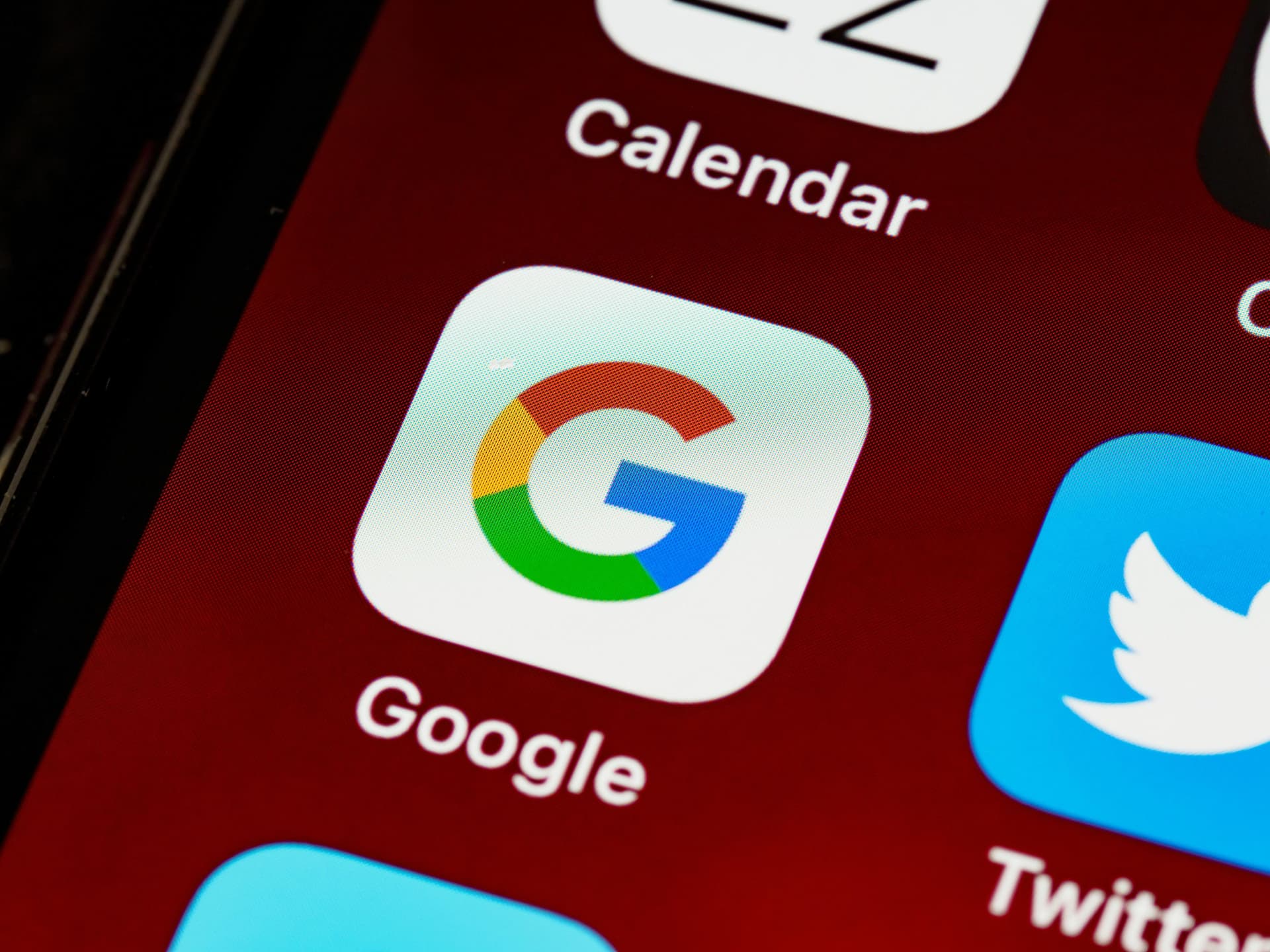 Google App on mobile device